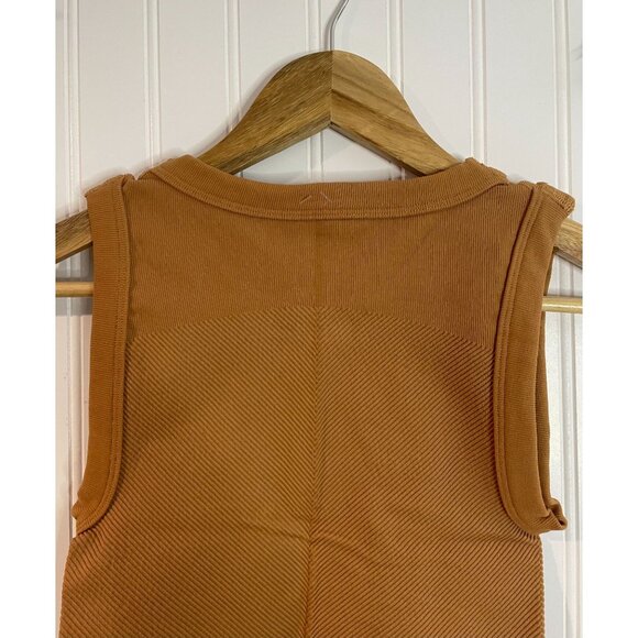 FREE PEOPLE FP MOVEMENT Free Throw Muscle Tank Heather Brown XS/S - Picture 14 of 15